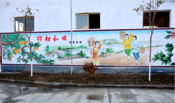 渝北乡镇文化墙 乡风文明焕发新活力