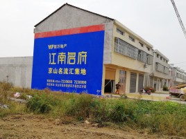 渝北农村墙体广告在不同形式上面展现的不同特色